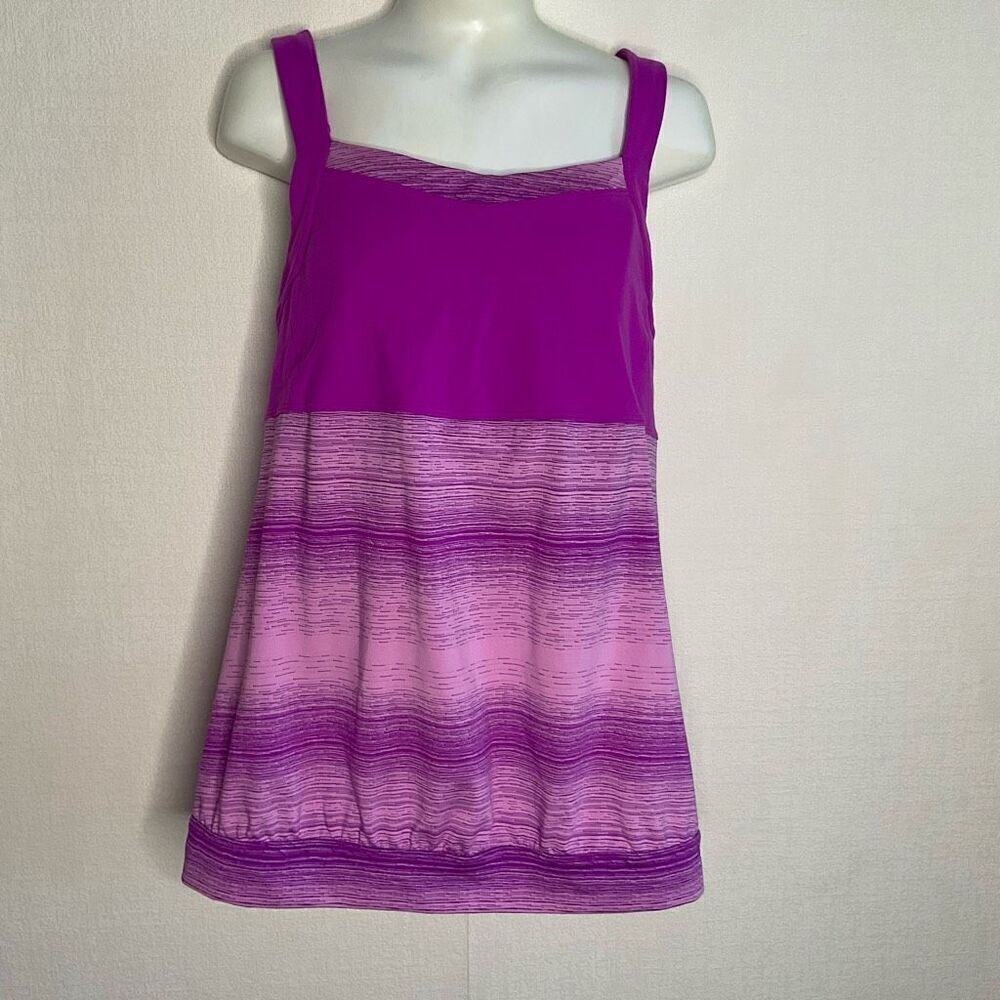 Athleta Stride Crunch and Punch‎ Tank Top in Jazzy Purple Size L Large - Picture 2 of 11